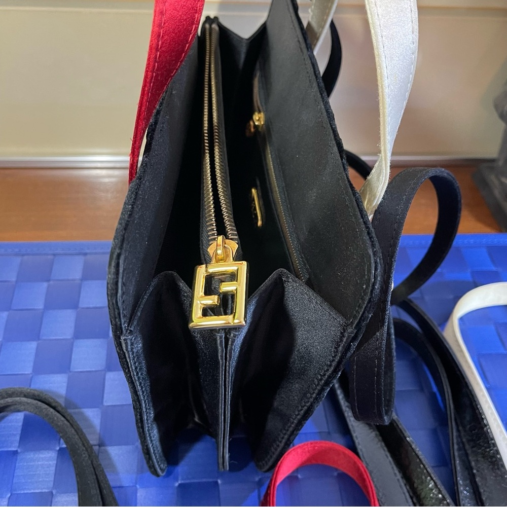 Rare Fendi Borsa 2 Manici Piccola
Velluto Liscio w/5 Interchangeable Str… - Picture 11 of 16